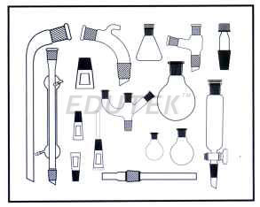 ORGANIC CHEMISTRY SET EQUIVALENT TO 34 BU For working up to the 150 g scale